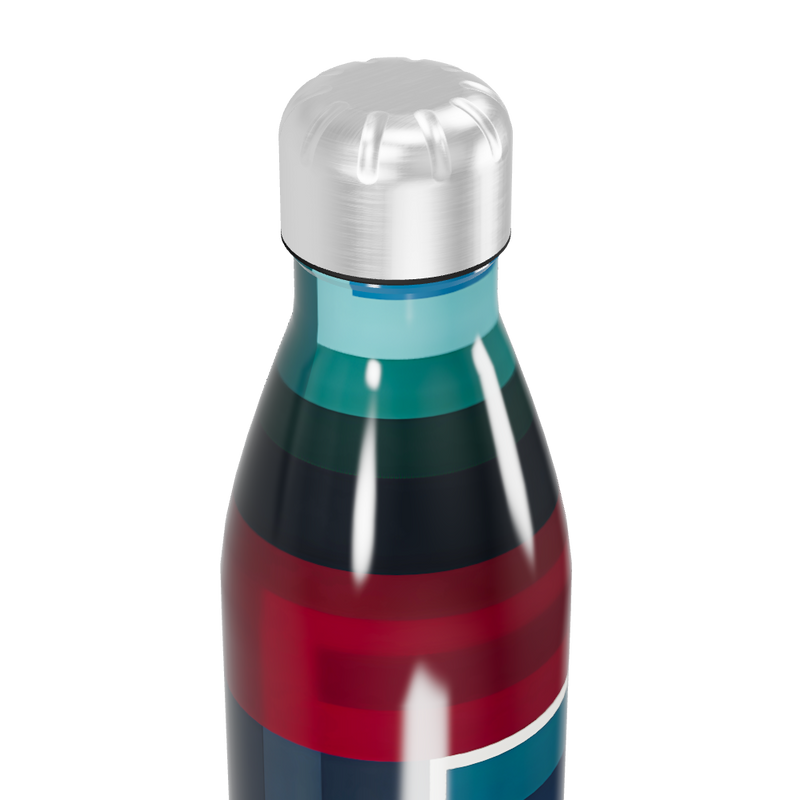 Garrafa Inox - Estampa Geométrica Colorida