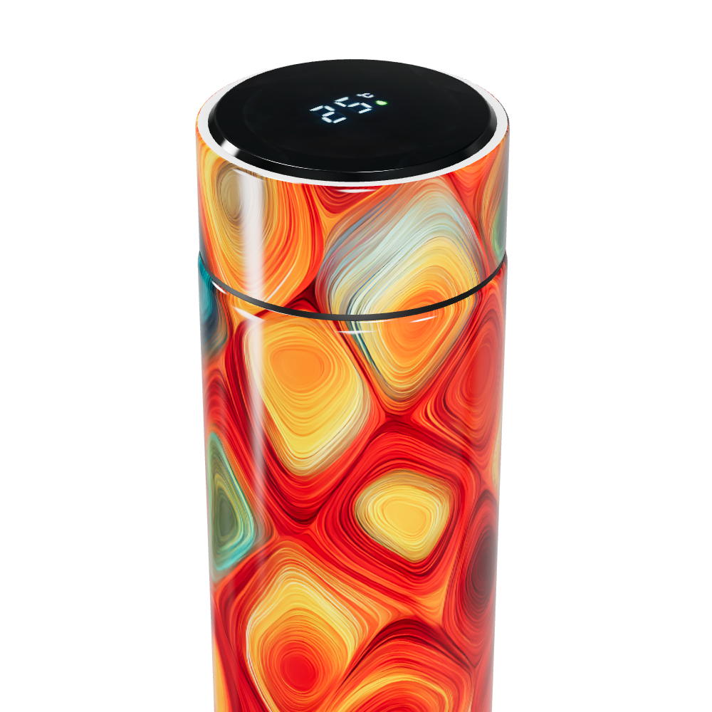 Garrafa Térmica Touch - Estampa Colorida Moderna