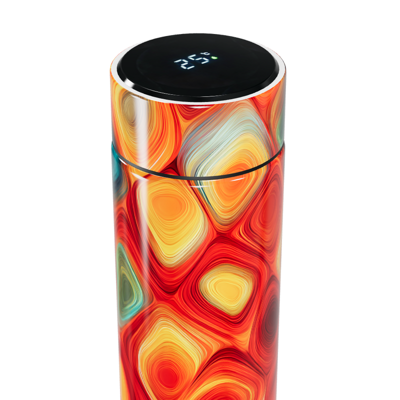 Garrafa Térmica Touch - Estampa Colorida Moderna