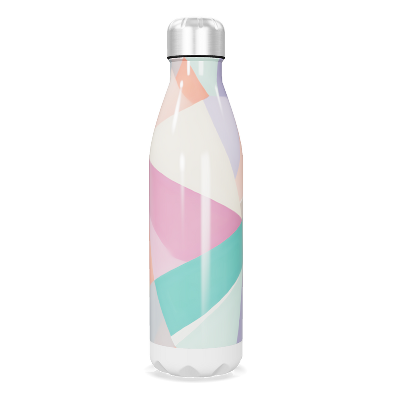 Garrafa Inox - Estampada com Cores Pastel