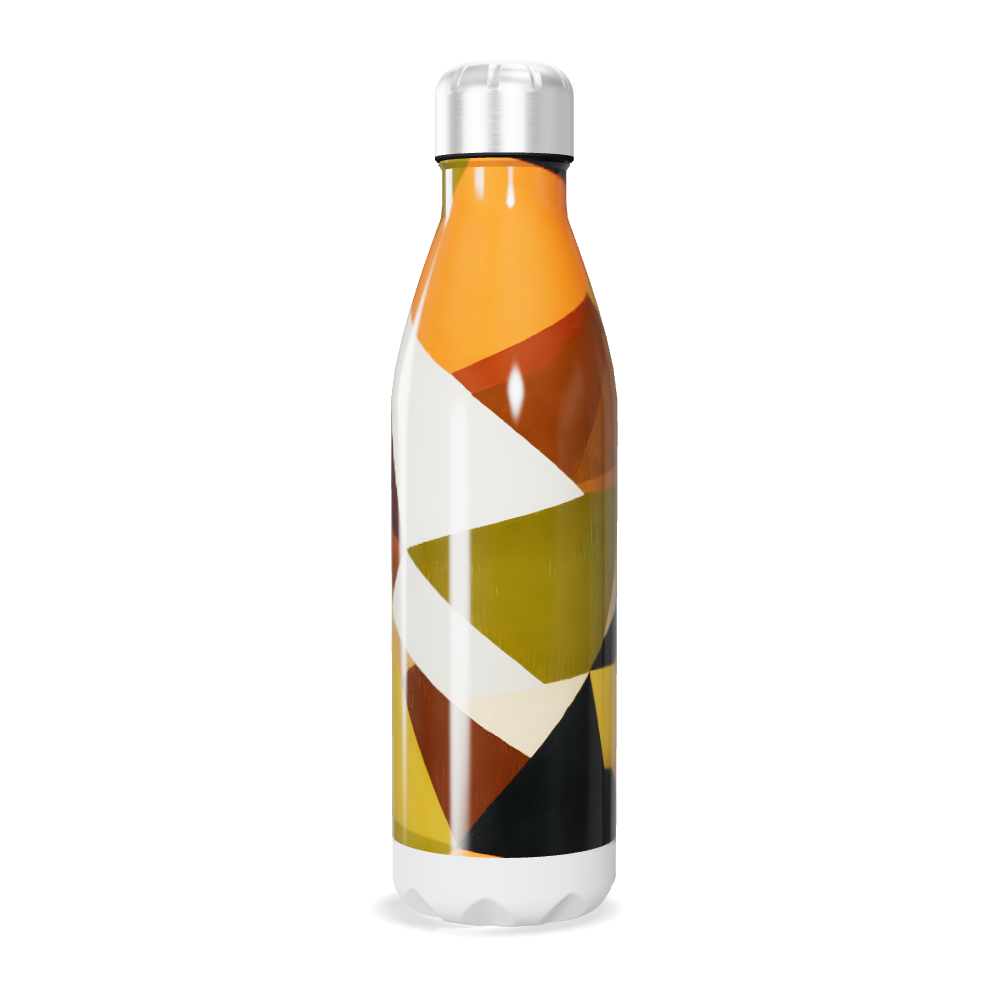 Garrafa Inox - Geométrica Colorida