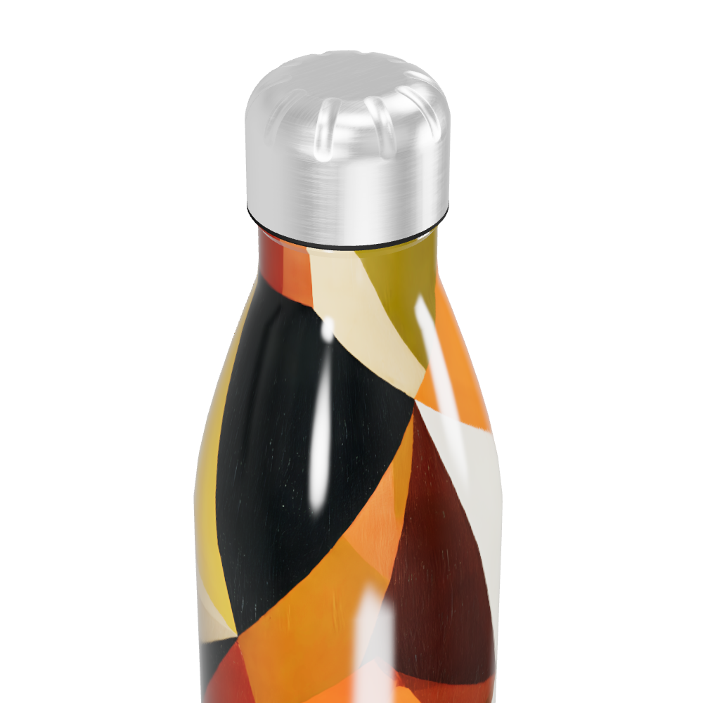 Garrafa Inox - Geométrica Colorida