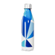 Garrafa Inox - Design Azul e Branco