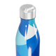 Garrafa Inox - Design Azul e Branco