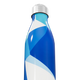 Garrafa Inox - Design Azul e Branco