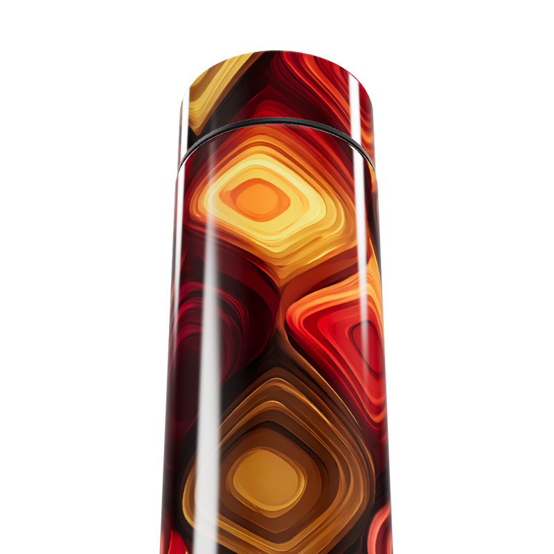 Garrafa Térmica Touch - Estampa Colorida Abstrata