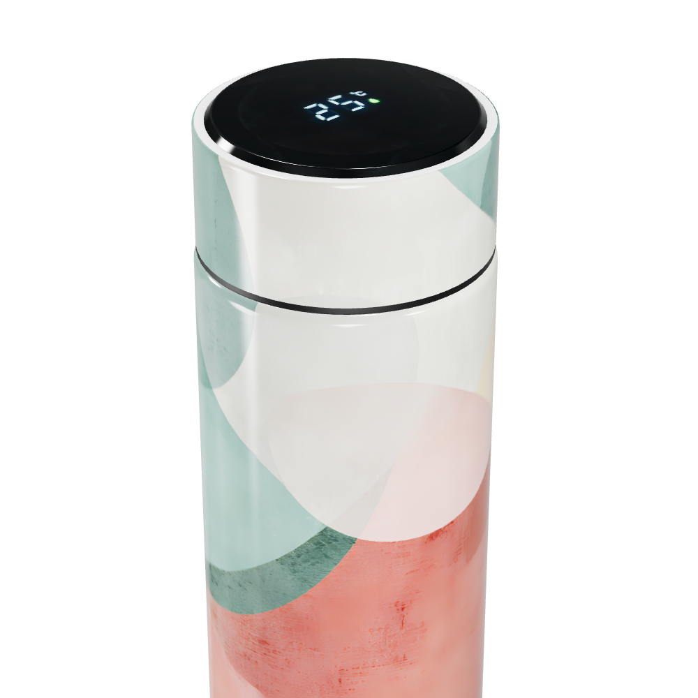 Garrafa Térmica Touch - Estampa Geométrica