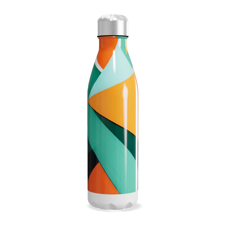 Garrafa Inox Estampada Colorida 500ml