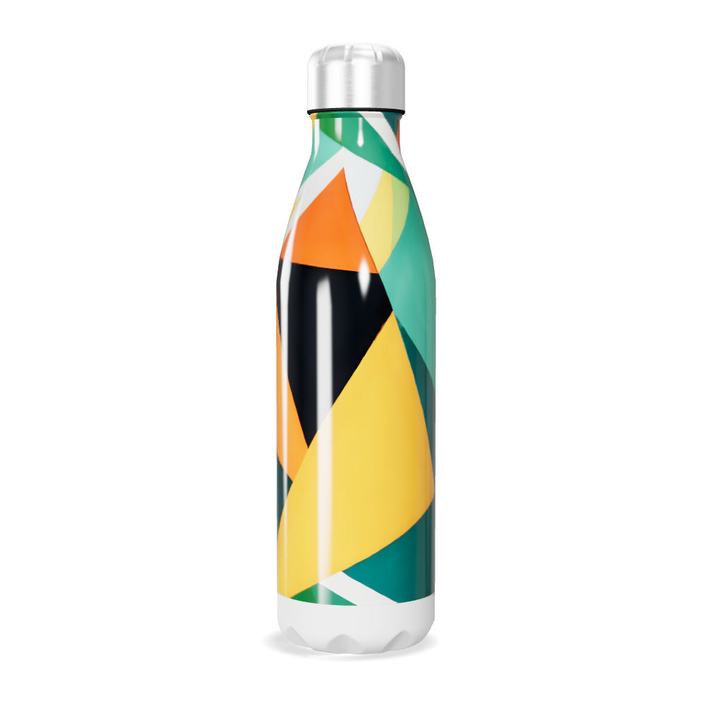 Garrafa Inox Estampada Colorida 500ml