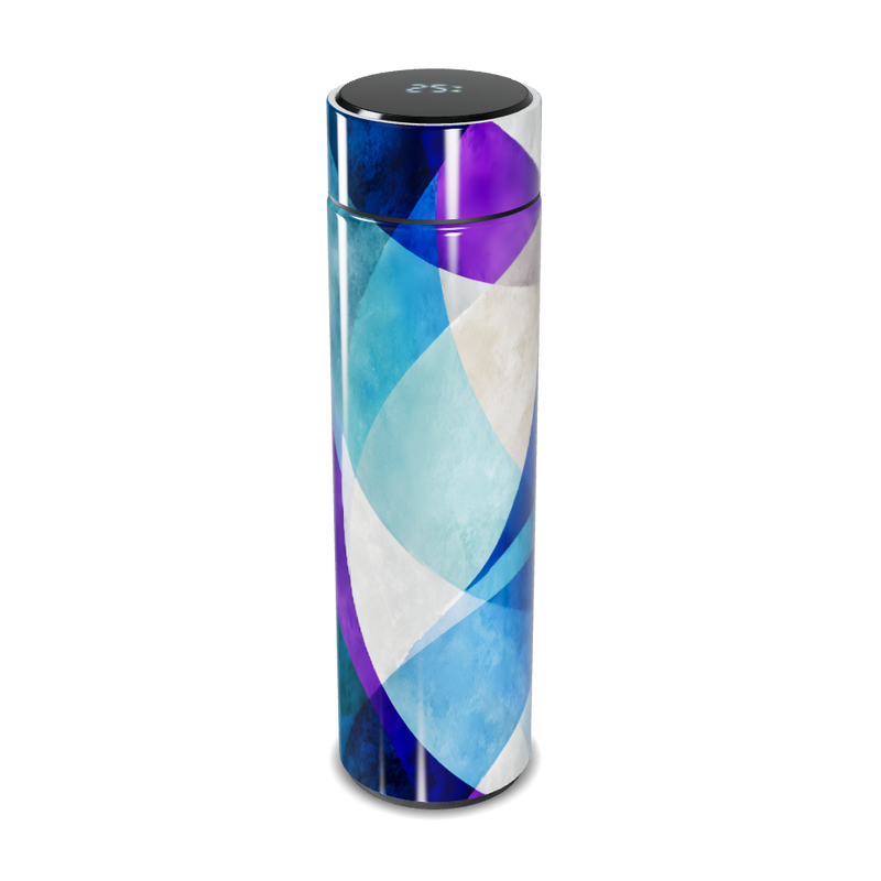 Garrafa Térmica Touch - Design Geométrico Colorido