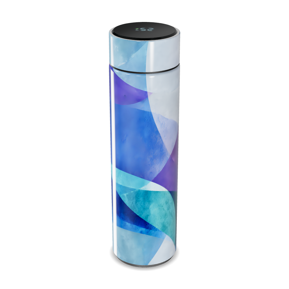 Garrafa Térmica Touch - Design Geométrico Colorido