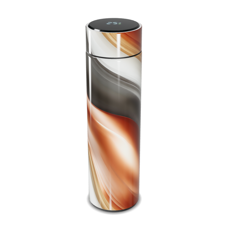 Garrafa Térmica Touch - Design Mármore Colorido