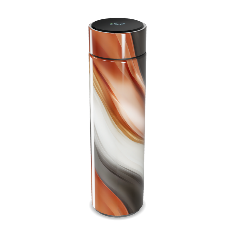 Garrafa Térmica Touch - Design Mármore Colorido