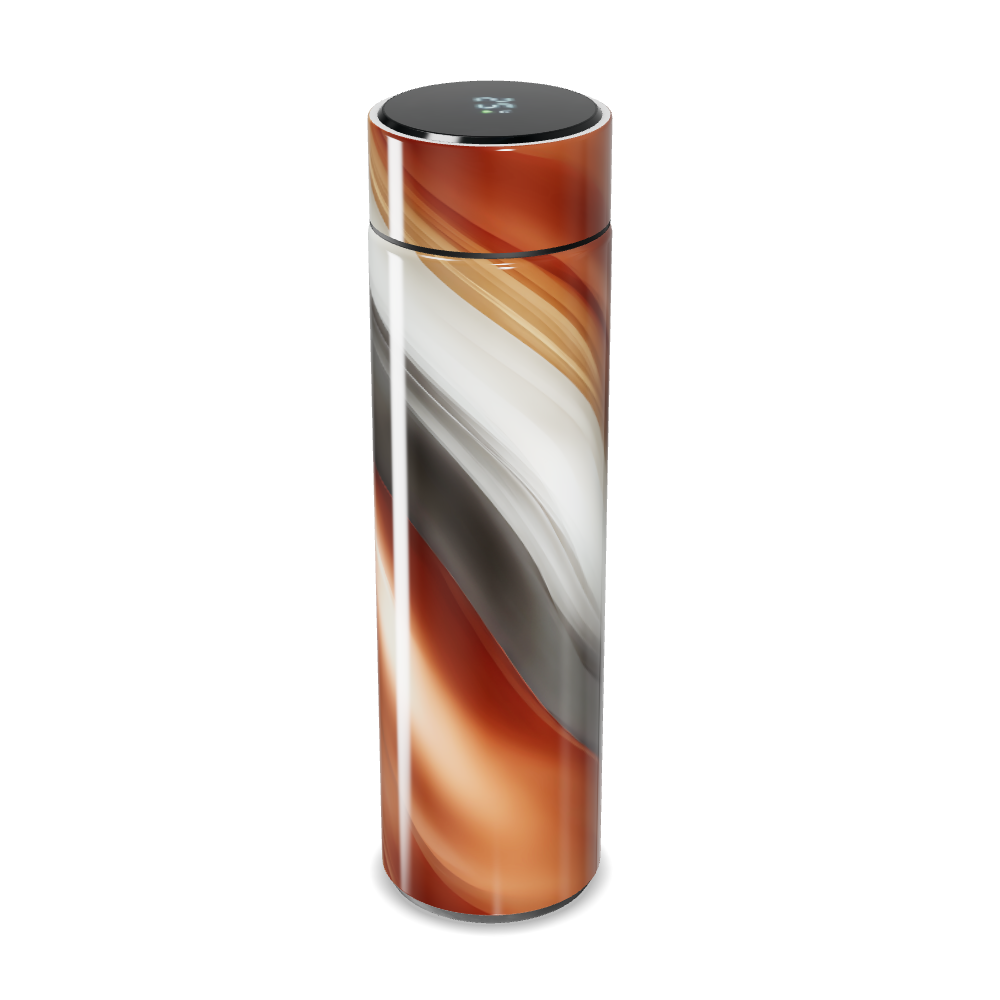 Garrafa Térmica Touch - Design Mármore Colorido