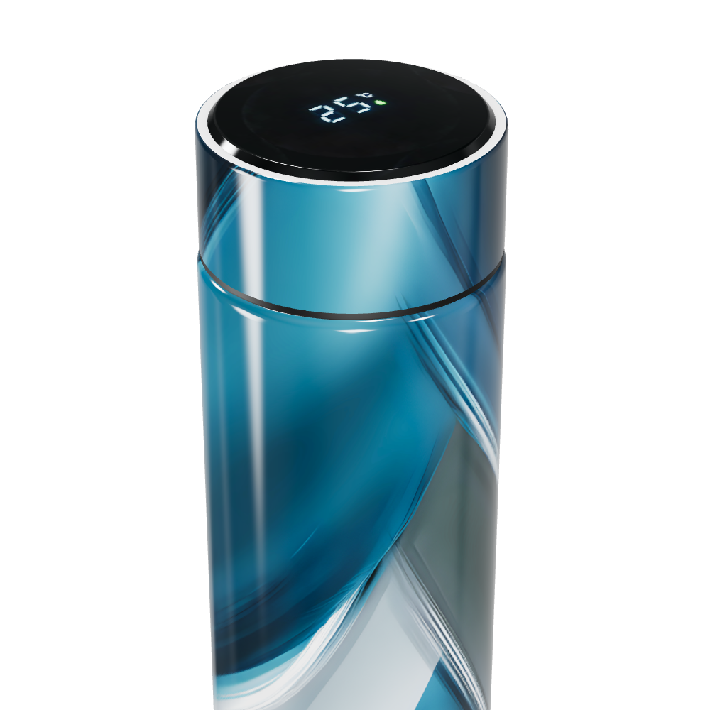 Garrafa Térmica Touch - Azul Metálico