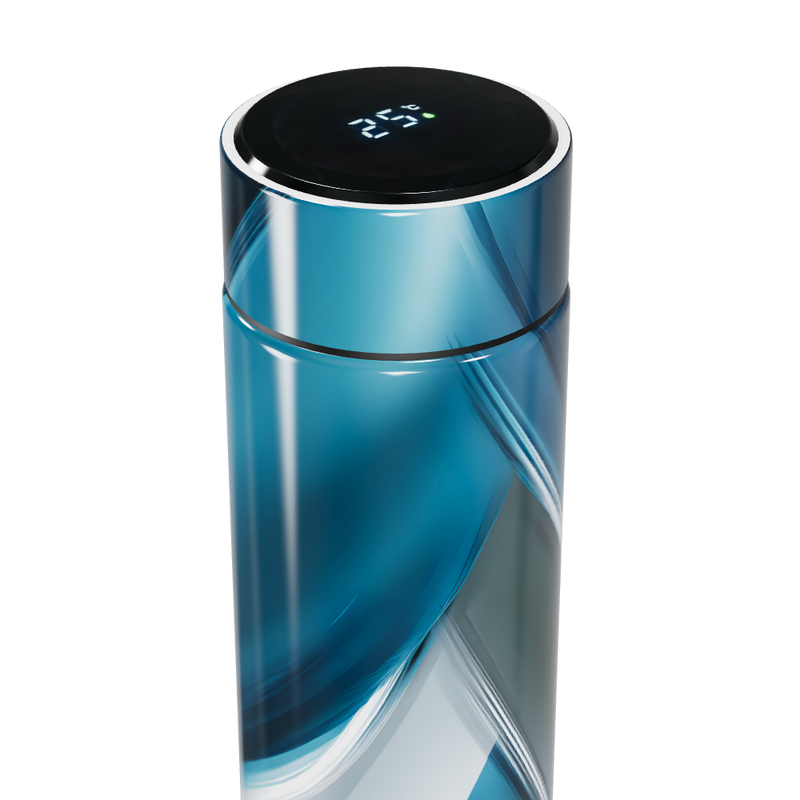 Garrafa Térmica Touch - Azul Metálico