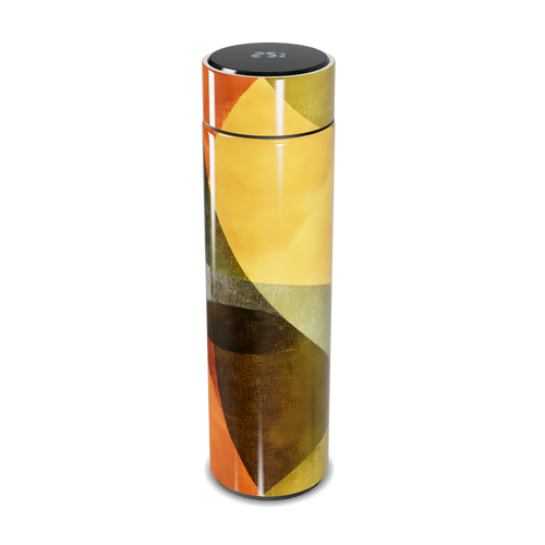 Garrafa Térmica Touch - Estampa Geométrica Colorida