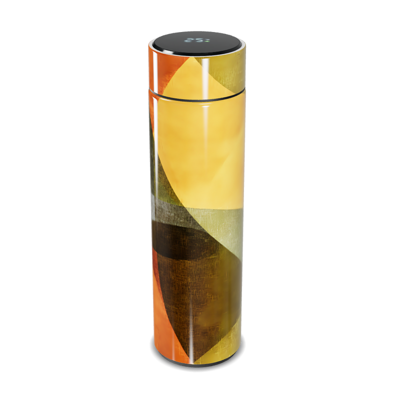 Garrafa Térmica Touch - Estampa Geométrica Colorida