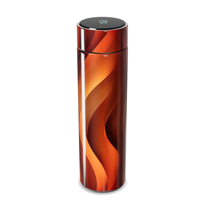 Garrafa Térmica Touch Design Colorido Laranja