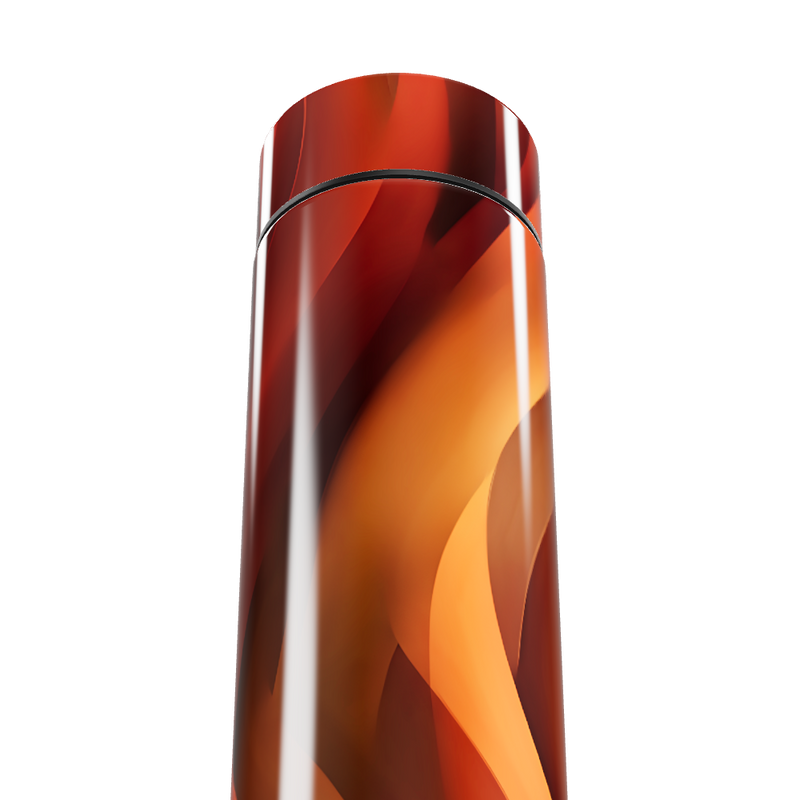 Garrafa Térmica Touch Design Colorido Laranja