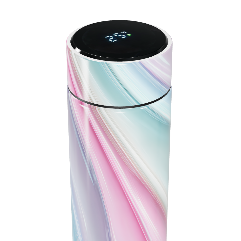 Garrafa Térmica Touch - Estampa Pastel Digital