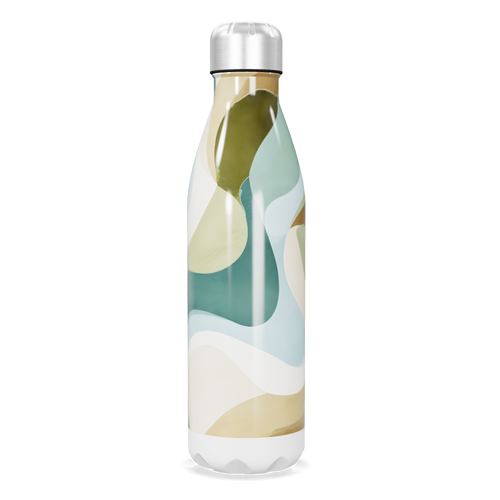 Garrafa Inox Estampada - Cores Abstratas