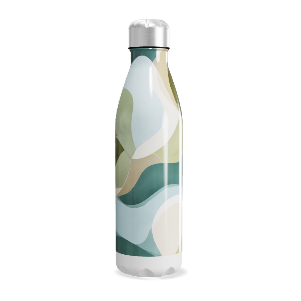 Garrafa Inox Estampada - Cores Abstratas