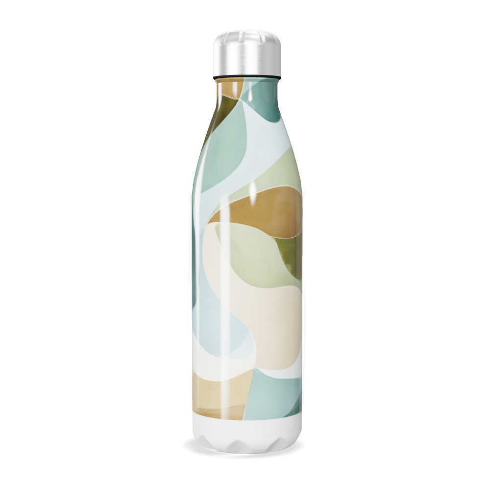 Garrafa Inox Estampada - Cores Abstratas