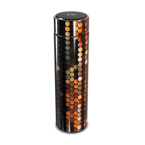 Garrafa Térmica Touch - Estampa Hexagonal Colorida