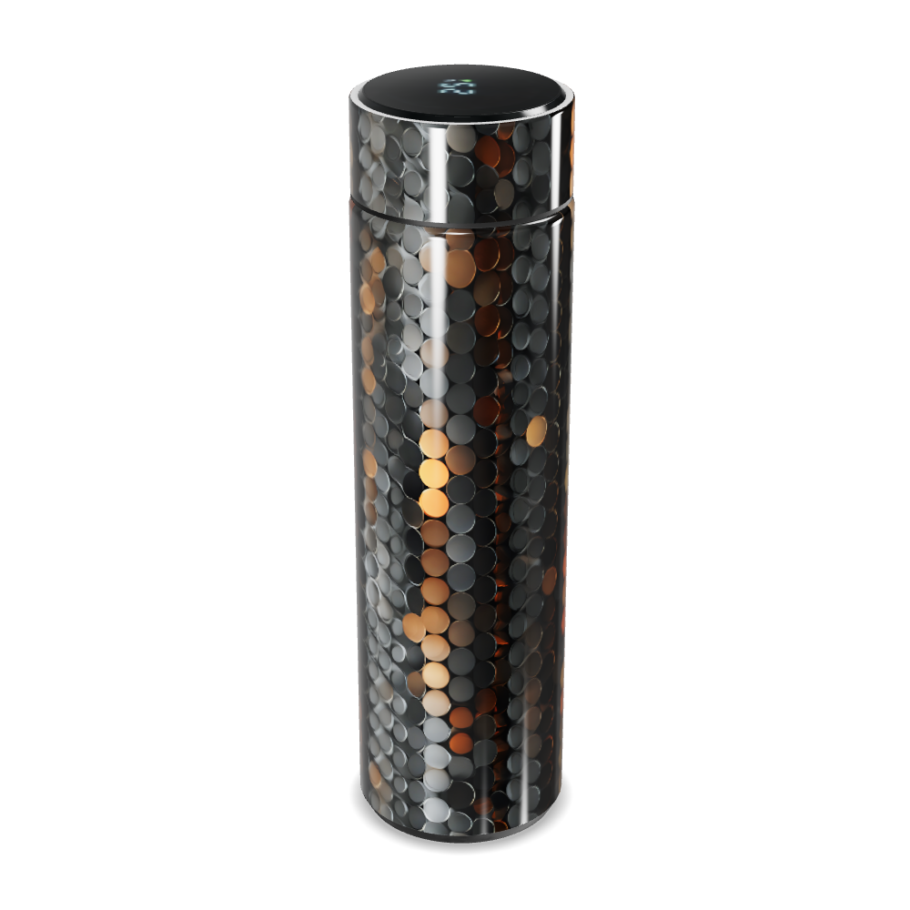 Garrafa Térmica Touch - Estampa Hexagonal Colorida