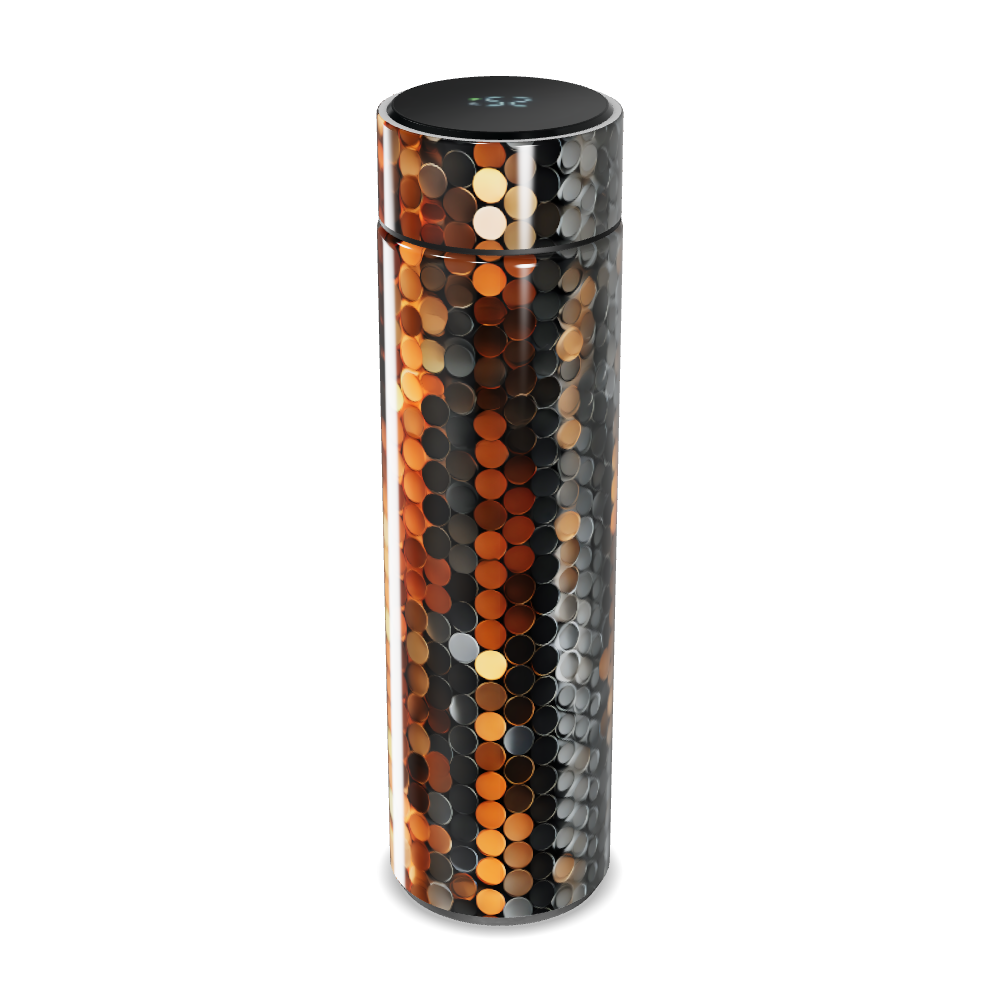 Garrafa Térmica Touch - Estampa Hexagonal Colorida