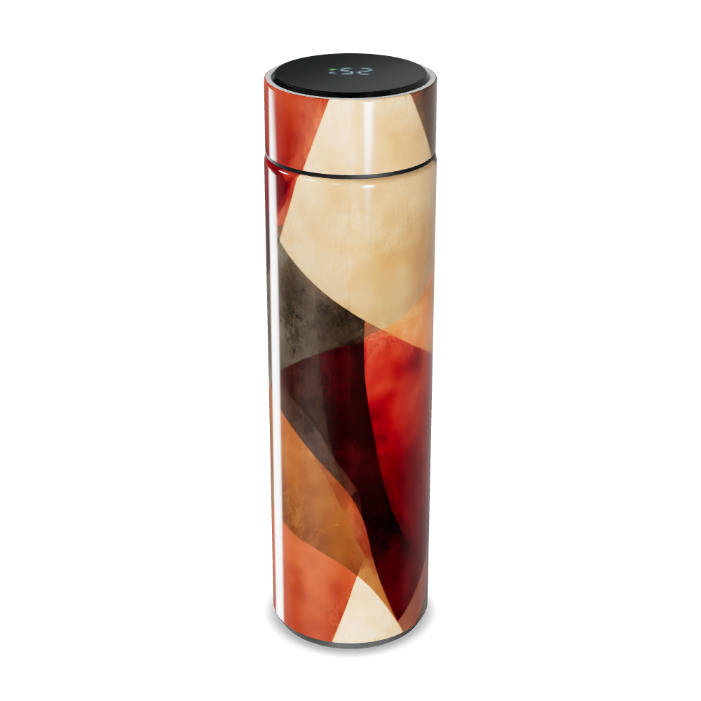 Garrafa Térmica Touch - Estampa Colorida Abstrata