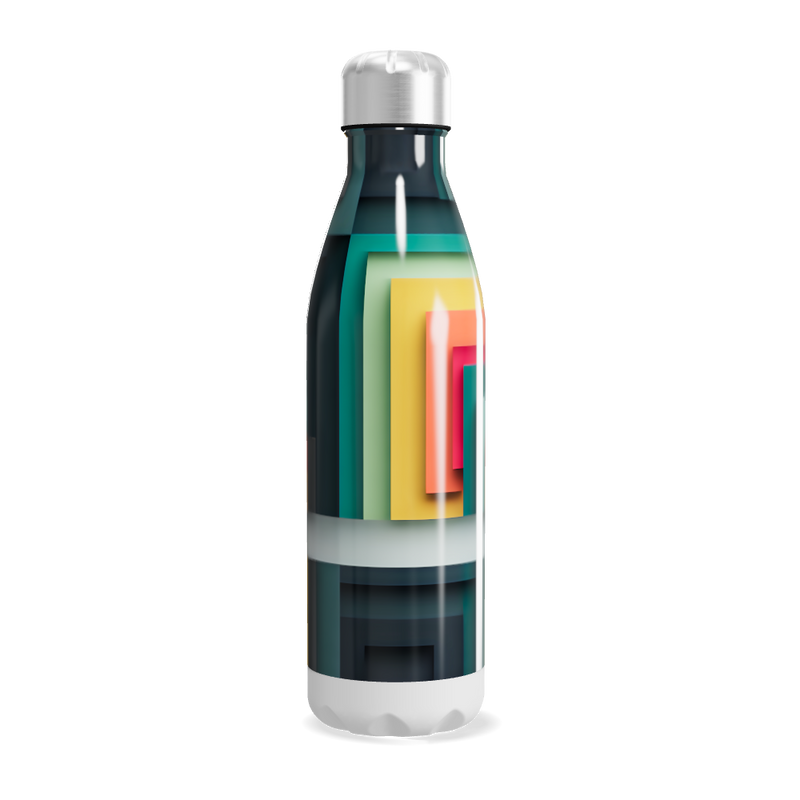 Garrafa Inox - Estampada Colorida 500ml