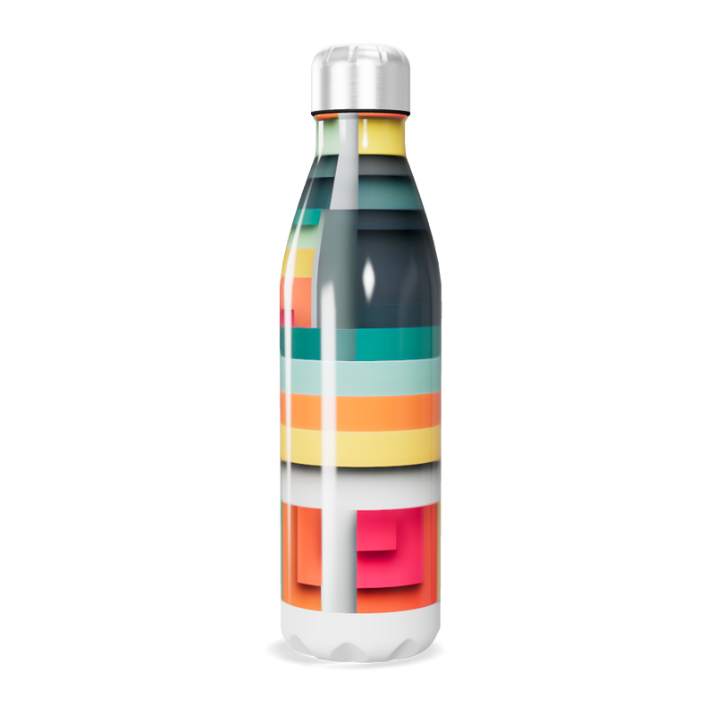 Garrafa Inox - Estampada Colorida 500ml