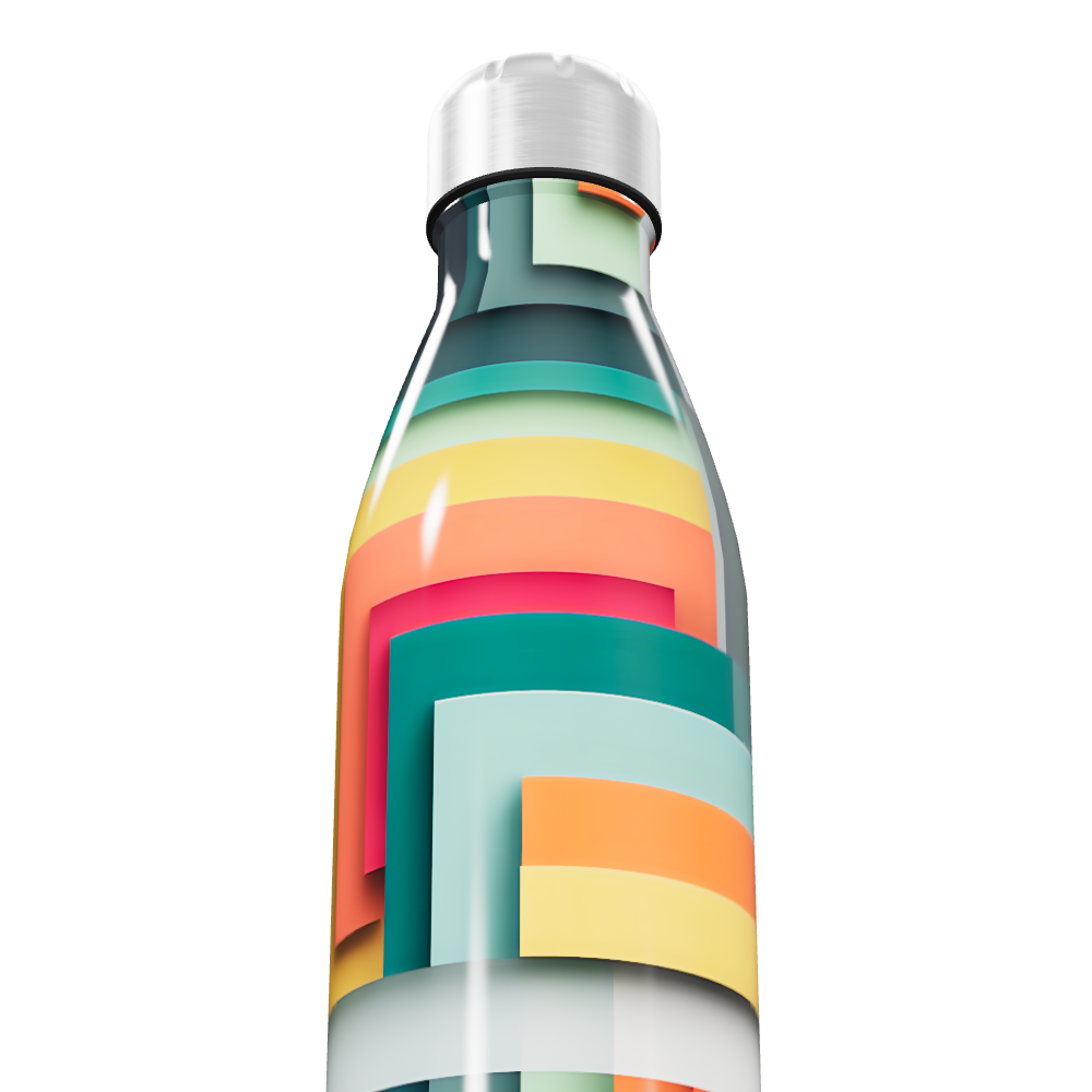 Garrafa Inox - Estampada Colorida 500ml