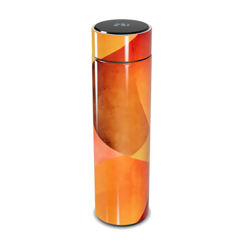 Garrafa Térmica Touch - Laranja Digital LED