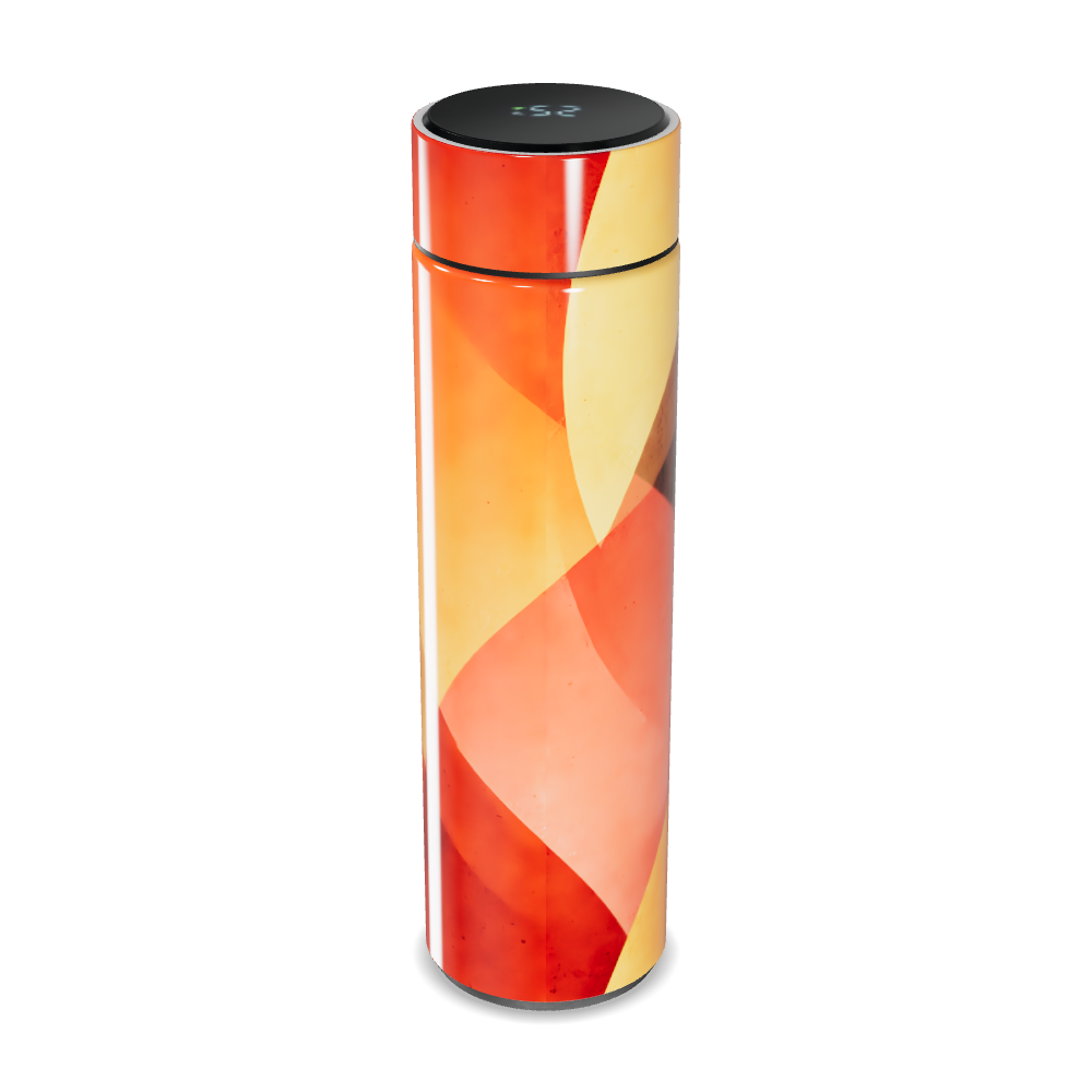 Garrafa Térmica Touch - Laranja Digital LED