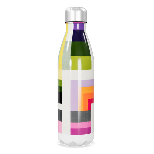 Garrafa Inox - Estampada Multicolorida