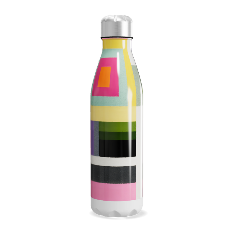 Garrafa Inox - Estampada Multicolorida