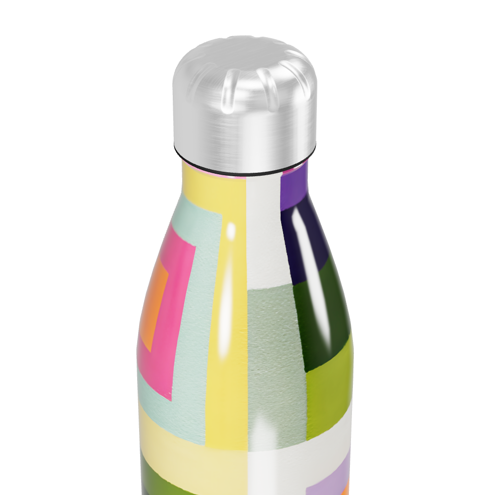 Garrafa Inox - Estampada Multicolorida