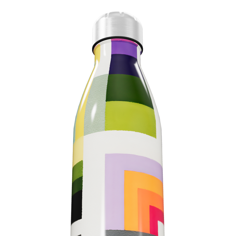 Garrafa Inox - Estampada Multicolorida