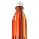 Garrafa Inox - Listrada Vermelha e Laranja