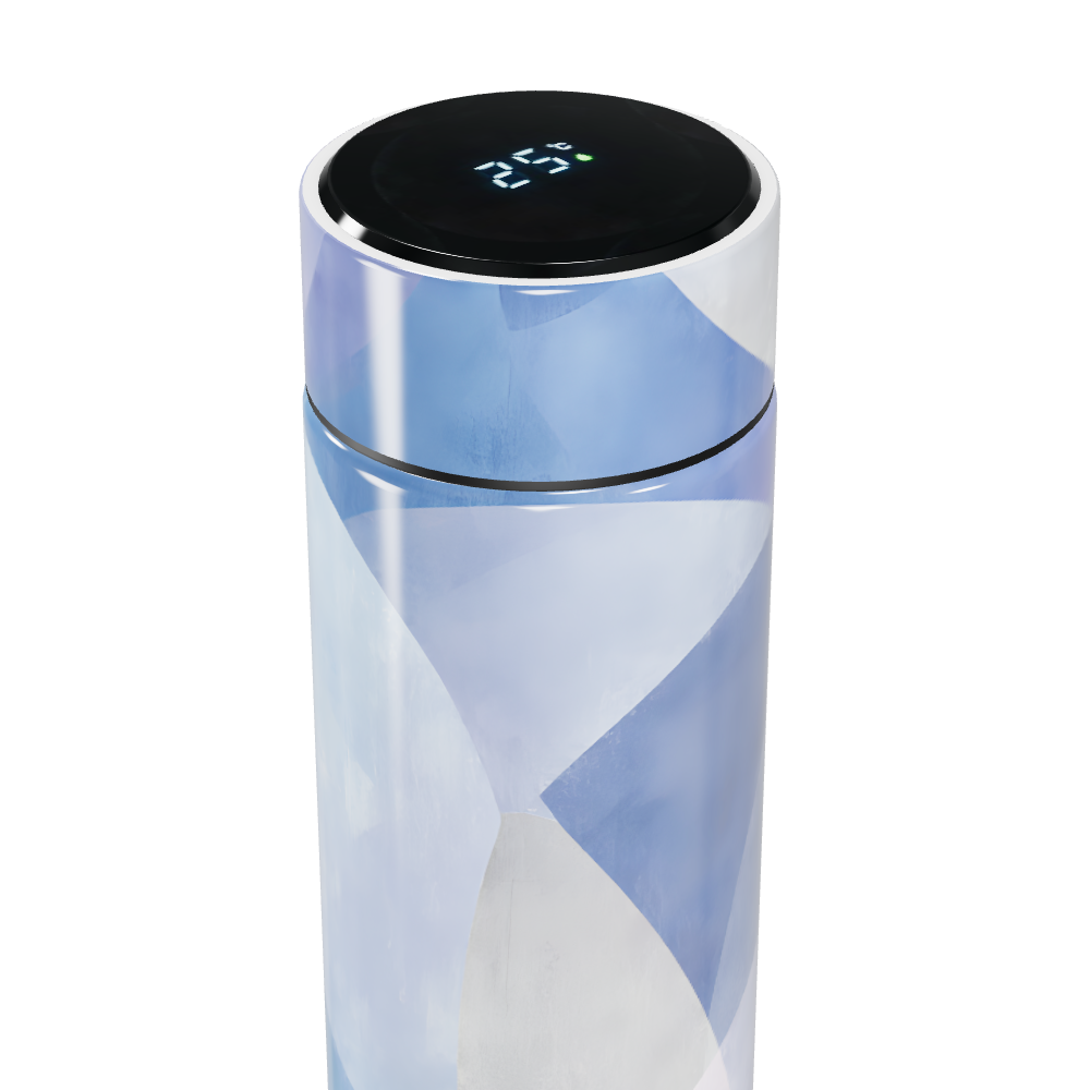 Garrafa Térmica Touch - Azul com Display Digital