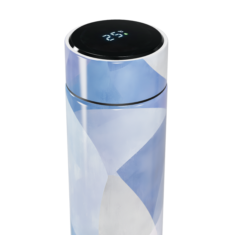 Garrafa Térmica Touch - Azul com Display Digital