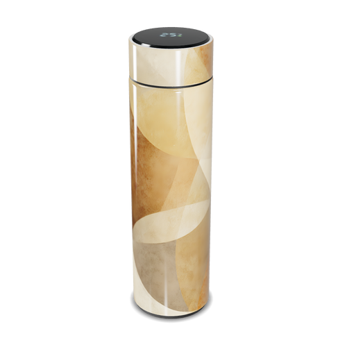 Garrafa Térmica Touch - Mármore Bege Estampada