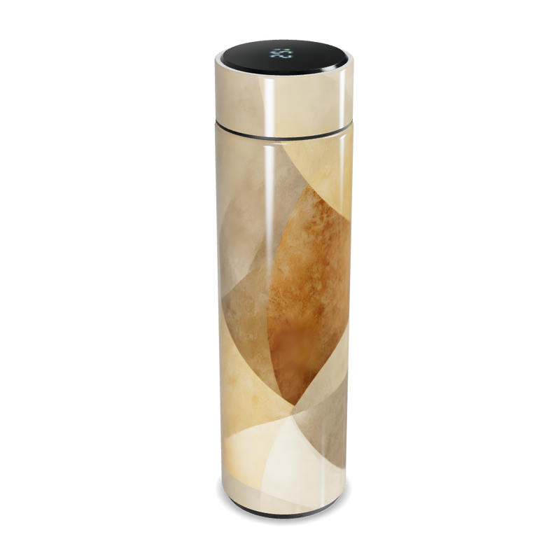 Garrafa Térmica Touch - Mármore Bege Estampada