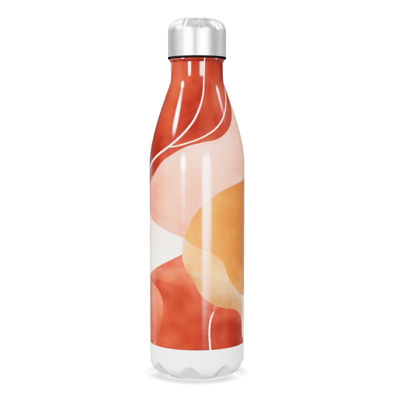 Garrafa Inox - Estampa Colorida Abstrata