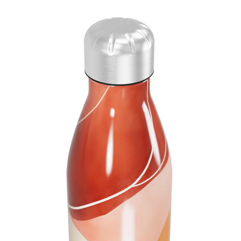 Garrafa Inox - Estampa Colorida Abstrata