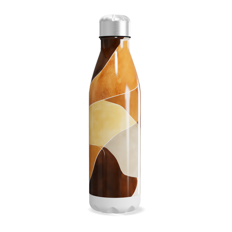 Garrafa Inox - Estampa Abstrata Colorida