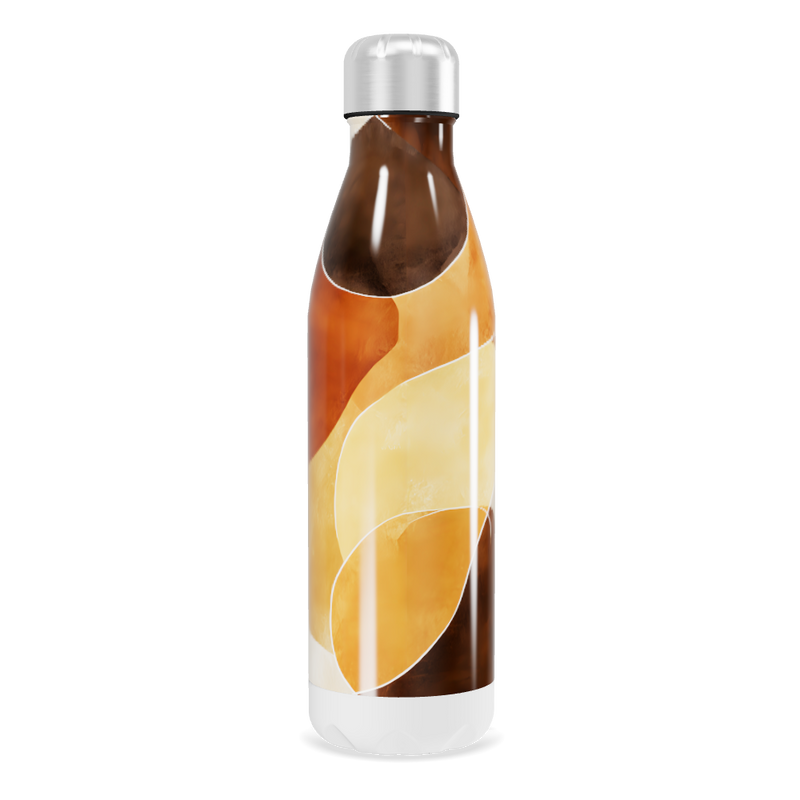 Garrafa Inox - Estampa Abstrata Colorida